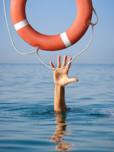 private student loan debt - drowning
